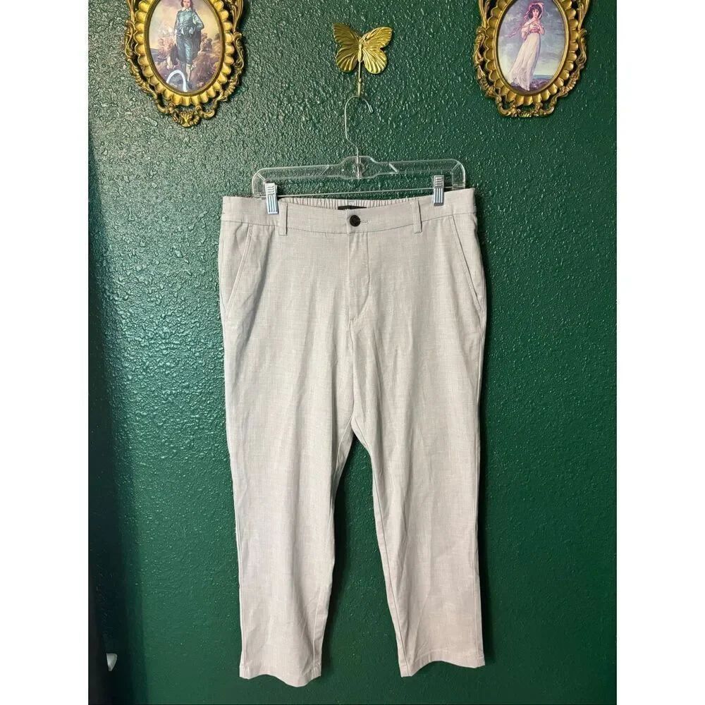 Jack&Jones Gray Pull On Pants Size 33x30